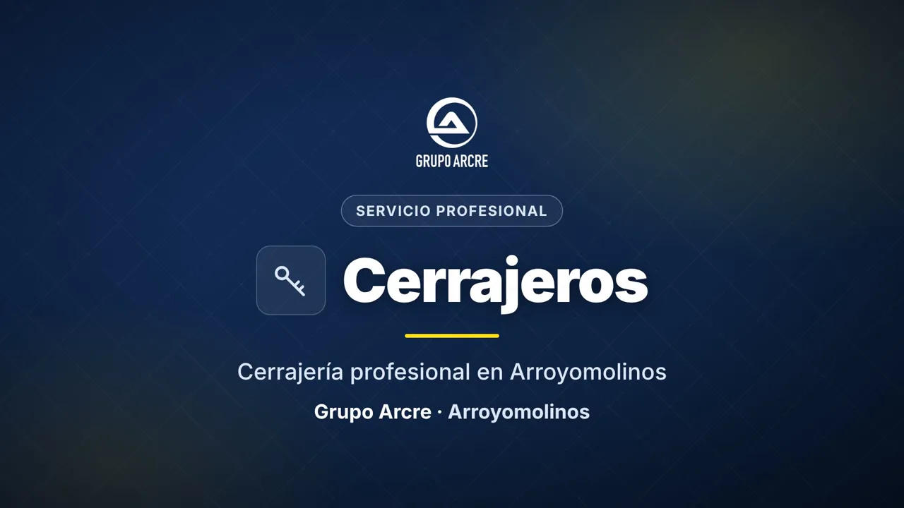 Cerrajería profesional en Arroyomolinos