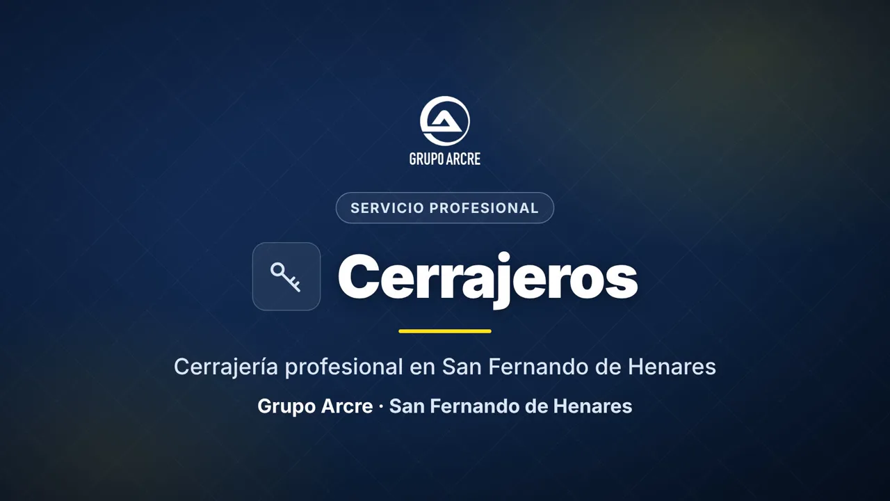 Cerrajería profesional en San Fernando de Henares