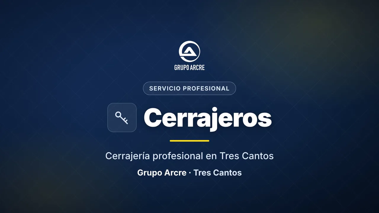 Cerrajería profesional en Tres Cantos