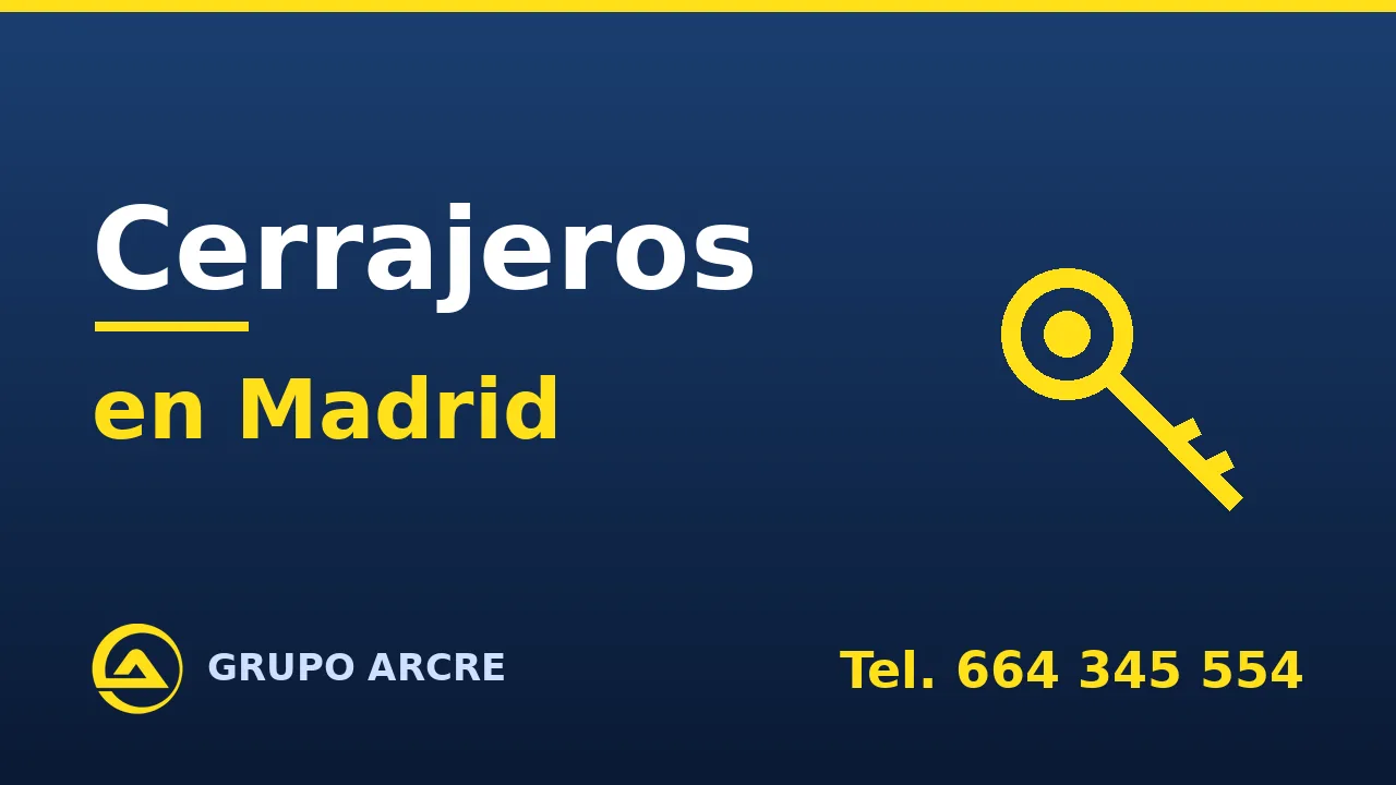 Cerrajería profesional en Madrid